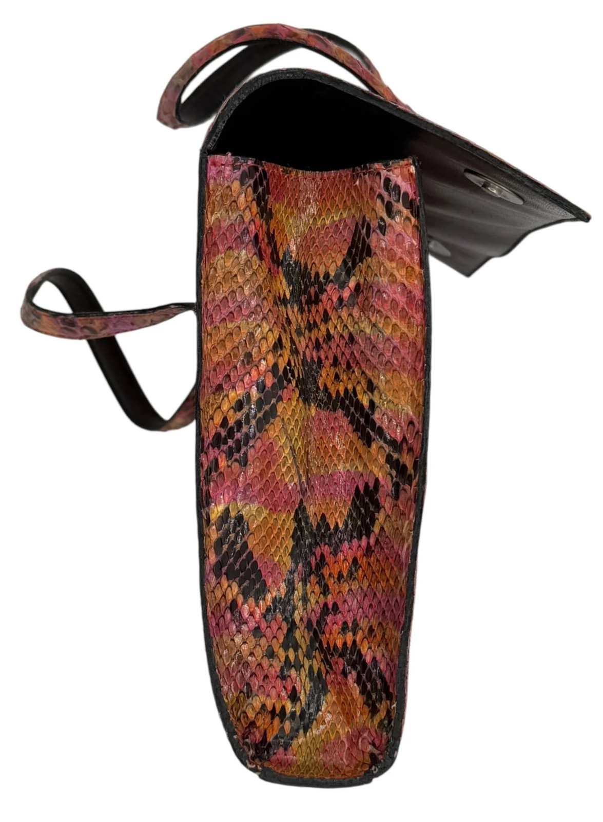 Chanel Multicolor Python Mini CC Flap Tote Silver… - image 8