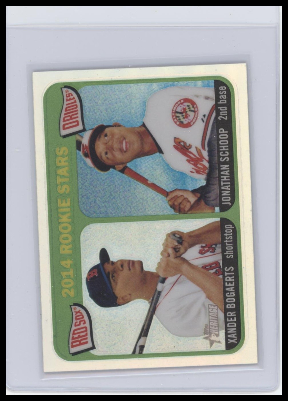2014 Topps Heritage #THC-49 Xander Bogaerts SN565 Chrome Refractors #/565 RC