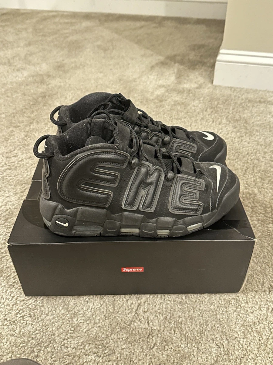 Las mejores ofertas en Nike Supreme x Air More Uptempo Black | eBay