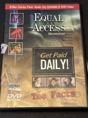 Equal Access Membership Get Paid Daily! The Facts DVD Video CD-ROM Combo Pack