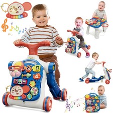 5-in-1 Baby Push Walker, Toddler Sit-to-Stand Learning Toy, Infant 12 Months, N