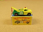 OLD VINTAGE LESNEY MATCHBOX # 13 DODGE WRECK TRUCK ORIGINAL BOX