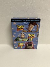 The Complete Toy Story Collection (Blu-ray, 2012) UK Import 4 Disc Box Set CIB