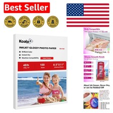 High-Quality Koala Inkjet Photo Paper, 100 Sheets, Fast-Dry  Scratch-Resistant