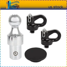 60639 For Chevrolet GMC Ford Ball Gooseneck Kit OEM Puck System 2-5/16" 38000LB