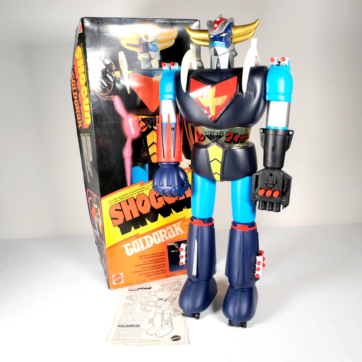 LOT DE 2 MISSILES AUTHENTIQUE POUR RAYDEEN 60 CM JUMBO SHOGUN