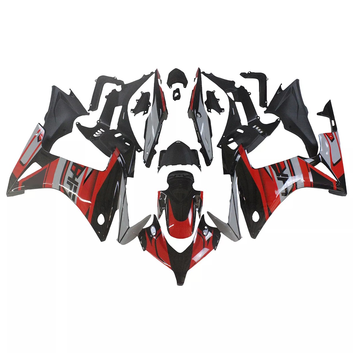 Fairings For Honda CBR500R 2013-2015 ABS Body Kit Red Black Cement Grey Bodywork