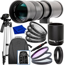 420-800mm w/Converter 840-1600mm f/8.3-16 Manual Telephoto Zoom T-Mount Len...