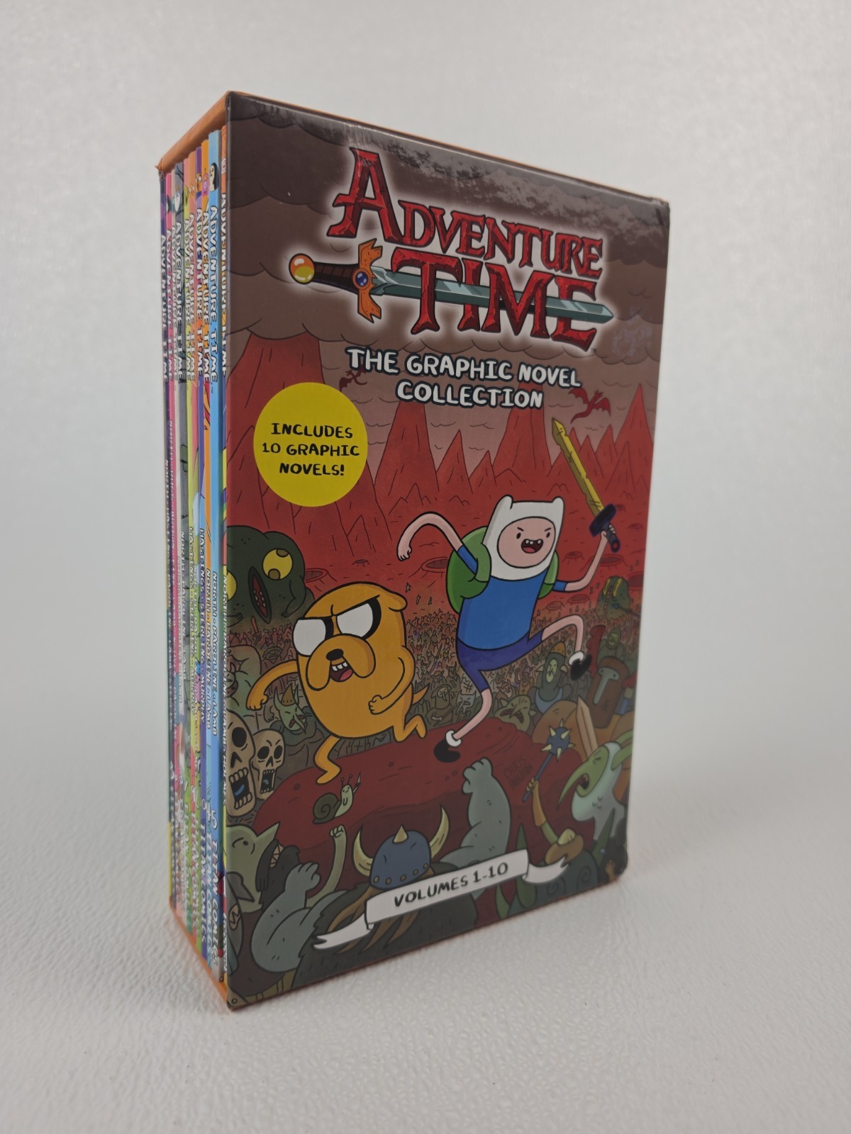 Adventure Time Graphic Novel Collection Volumes 1-10 Books Box See Description