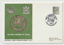 11/6/1971 UK GB Cover - Army Museum 1/7 - The Royal Regiment of Wales #1