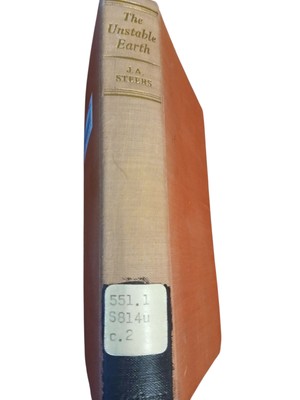 The Unstable Earth Some Recent Views In Geomorphology By J. A. Steers Hardcover