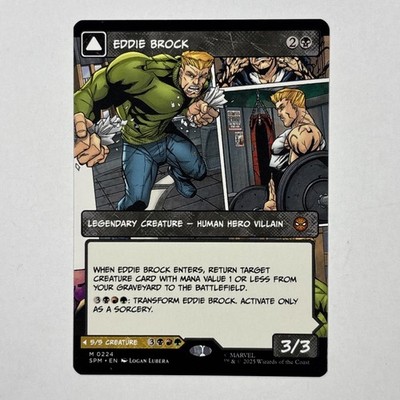 Eddie Brock #0224 (Borderless) Marvel's Spider-Man Non-Foil SPM ENG MTG NM
