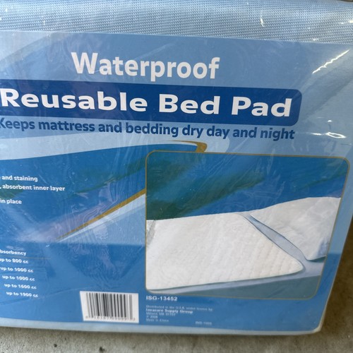 Almohadilla de cama reutilizable impermeable INVACARE 34" X 52” ISG-13452 incontinencia - Imagen 5 de 5