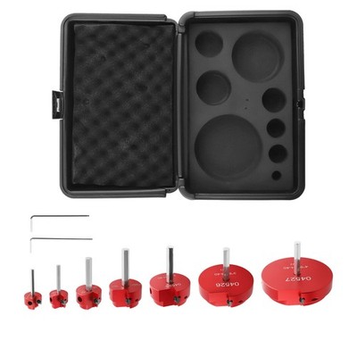 7PCS PVC Pipe Reamer Kit Fitting Socket Saver SCH Plumbing Tools for 1/2'' Drills