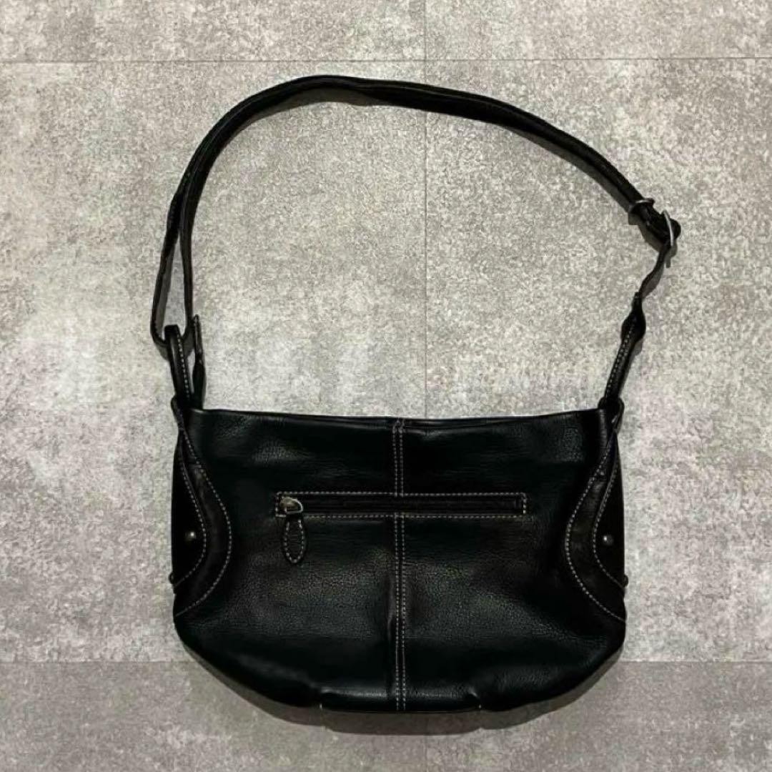 バッグ old coach leather handbag y2k grunge Coach Y2K Grunge 2-Way Leather Shoulder Bag Black Used | eBay