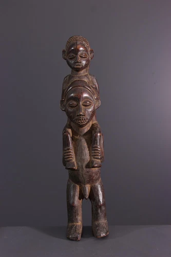 Holo Statuette ANCIENT AFRICAN ART TRIBAL ANTIQUE PRIMITIfF FIRST