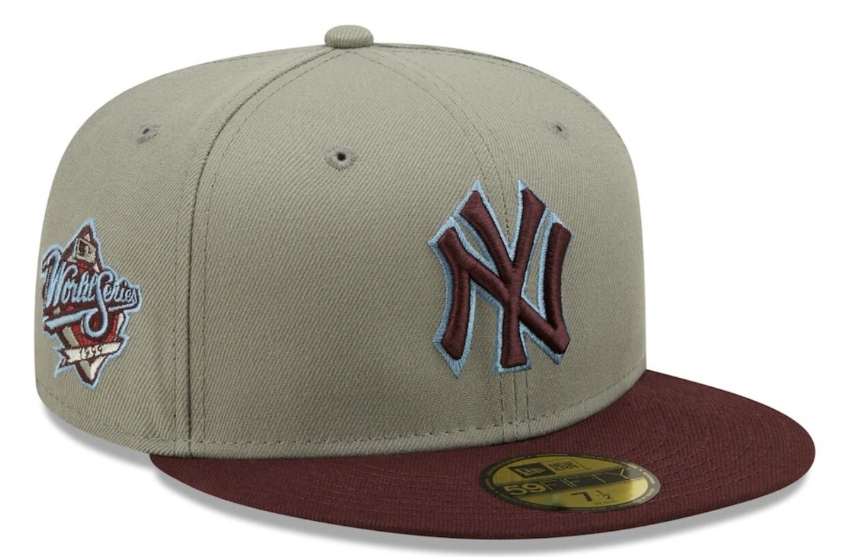 New York Yankees 59FIFTY 1999 WS キャップ New Era New York Yankees 1999 WS Patch 5950 Gray/ Maroon Hat