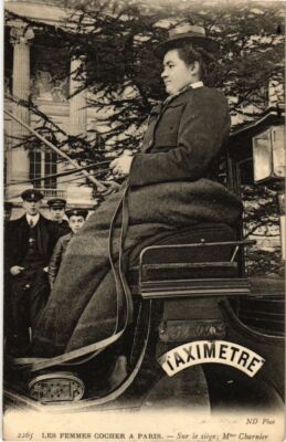 CPA PARIS Les femmes cocher Mme CHARNIER TRANSPORT (1245047)