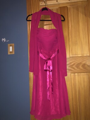#Elegant Fuchsia(Pink) Dress. (Size 6/S. Good For #Wedding or #Birthday  Party. | eBay