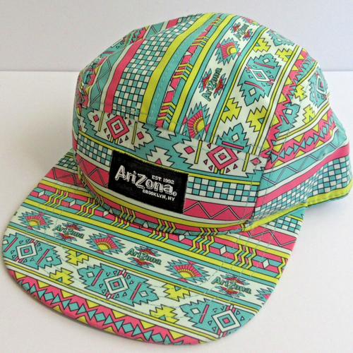 Arizona Ice Tea Aztec Pattern Baseball Cap Hat Adjustable Snapback 5 Panel NEW