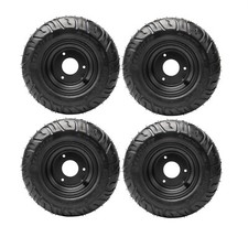 4PC 13x5.00-6 Tire 3 Stud Rim 6" Wheels 13x5-6 Go Kart Scooter Riding Mower ATV