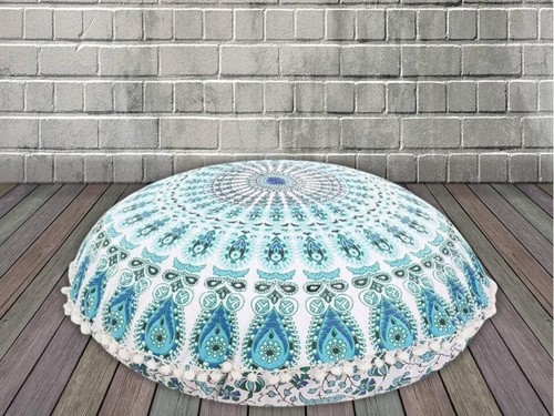 Mandala Large Pouf Pillow Case Meditation Floor Cushion Cover Bohemian Ottoman - Picture 101 of 112