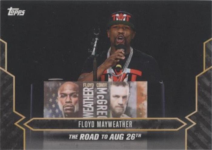 2017 Topps On Demand Mayweather vs. McGregor - Floyd Mayweather Jr. #8 - 1 of 1