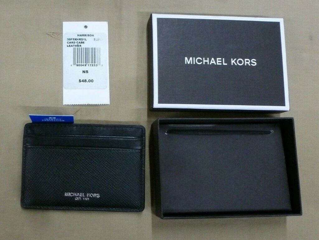 Michael kors card wallet mens deals