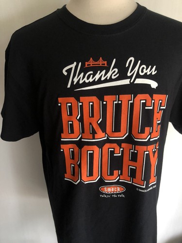 THANK YOU BRUCE BOCHY Official San Francisco Giants Baseball T-Shirt Size Large - Picture 4 of 7
