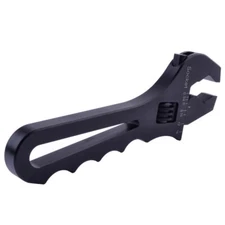 Adjustable Wrench Black Aluminum Tool Spanner 3AN-16AN for Hose End Fitting