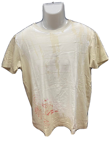 ⭐ORIGINALE⭐ Diesel Maglietta Estiva Uomo Maglia Manica Corta Beige XL  T-Shirt | eBay