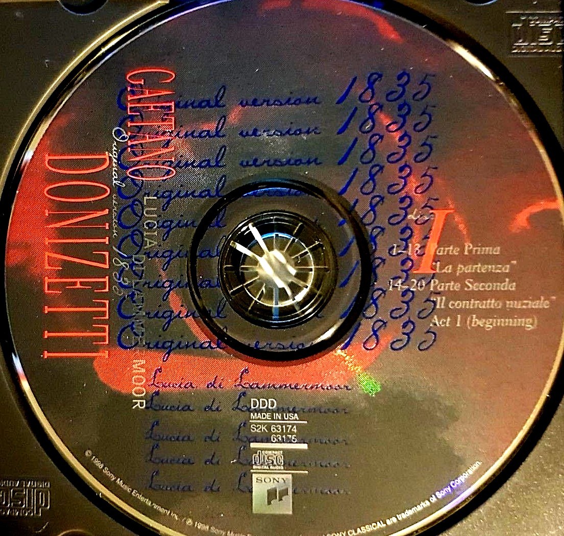 Donizetti: Lucia di Lammermoor Andrea Rost 2 Discs, Sony Classical