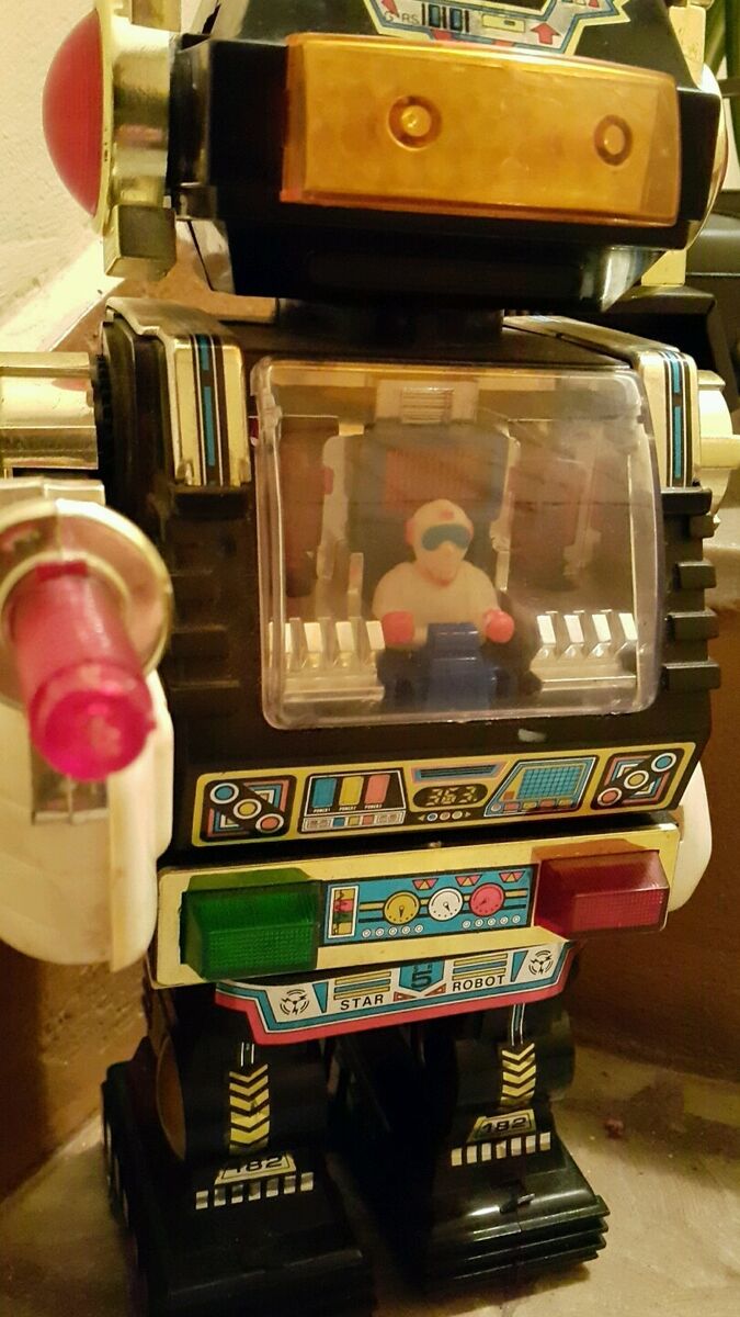 VINTAGE ROBOT MELODY TEL-ROBOT TALKING TOY TAIWAN BATTERY VINTAGE ROBOT MELODY TEL-ROBOT TALKING TOY TAIWAN BATTERY