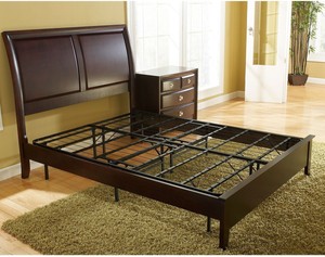 California King Bed Frame Wood And Metal