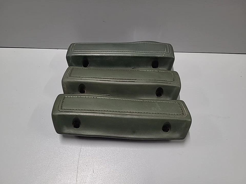 Green 1968 1969 1970 Dodge Charger Mopar B-Body Rear Arm Rests Used - Image 3 of 4