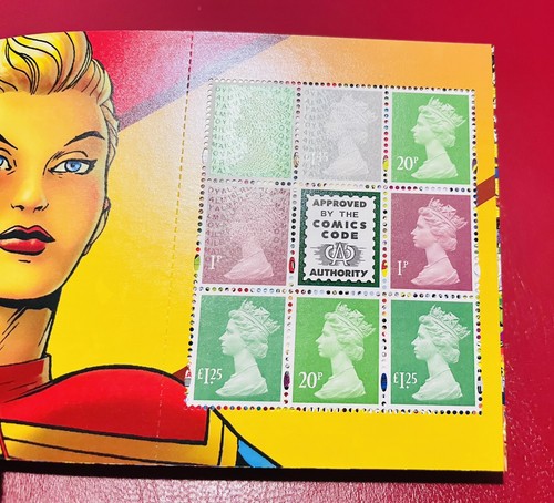 2019 Marvel Heros Prestige Stamp Book Royal Mail UK GB LIMITED EDITION Complete! - Picture 9 of 10
