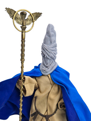 Custom 3D Printed Elden crystal wizard for Mythic Legions or 1/12 scale figure