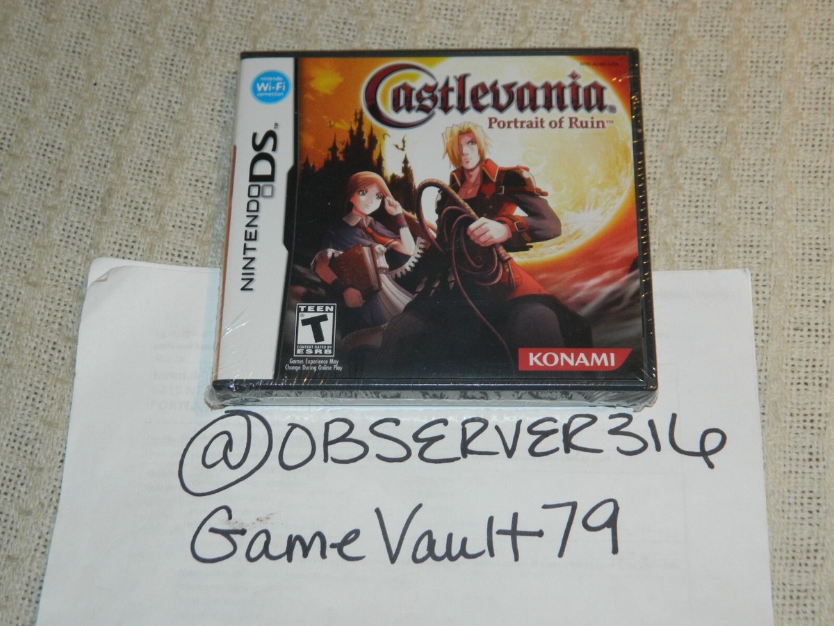 Castlevania: Portrait of Ruin (Nintendo DS, 2006) NEW