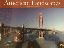 NEW American Landscapes 1000 PC Jigsaw Puzzle Golden Gate Bridge NIB Gift Sealed