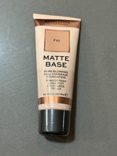Makeup Revolution Matte Base Foundation F10 Full Coverage Orig - Factory Sealed