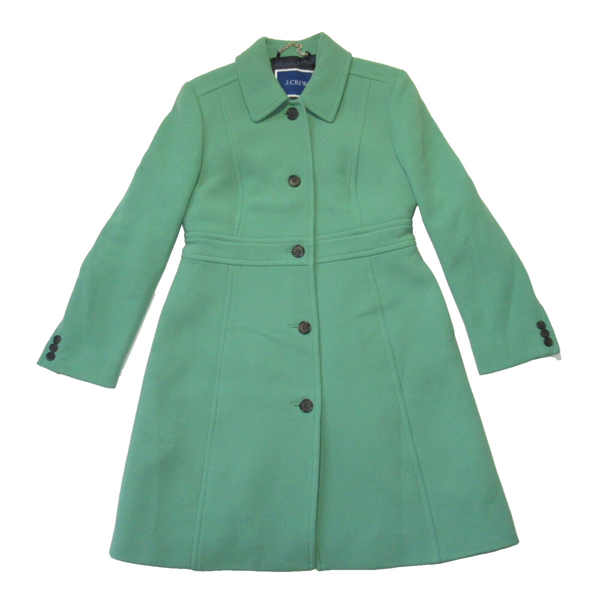 NWT Classic Lady Day Coat in Fresh Grass Doublecloth Wool
