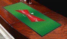 Vatertag Red Label Gr&uuml;n Barmatte Tolle Geschenkidee L&S Aufdr&uuml;cke Papa Geschenk