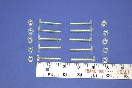 Top Post Battery Terminal Bolts and Nuts 10 Pack 1/4" x 1 1/2" - 第 1/2 張圖片