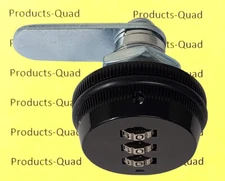 1x Black 3/4" Combination Cam Lock 3 Digit Security Cabinet Mail Box Drawer