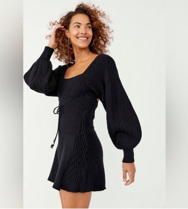 frankies bikinis claude knit dress Frankies Bikinis Jade Cloud Knit Mini Dress main image 0