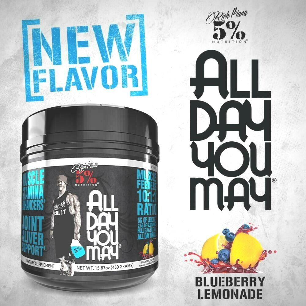5% Nutrition ALL DAY 最安価格 YOU MAY High BCAA BLU SALE 72%OFF Dose Recovery EAA PCT