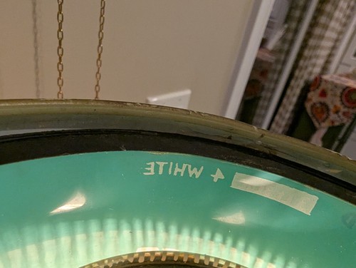 Goodman Table Lamp "Waterfall - Campfire" (1950s) - Picture 8 of 9