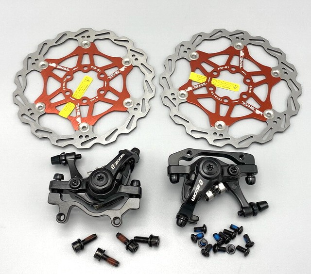 ZOOM MTB Bike Mechanical Disc Brakes Calipers Both sides push 160mm