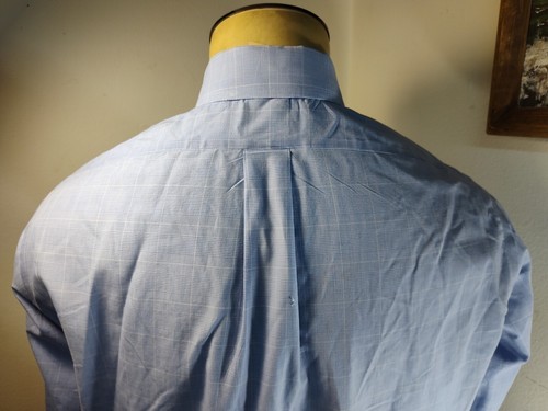 VINTAGE Brooks Brothers Men's 15 1/2-2/3 Non Iron Blue Long Sleeve Button Shirt - Picture 10 of 12