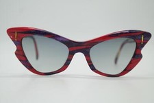 Vintage Sunglasses JOOP 350 Red Purple Gold Oval